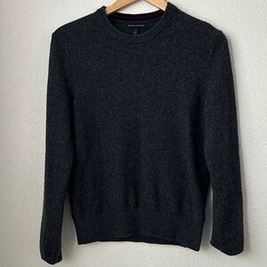 Men’s Banana Republic Charcoal Crewneck Merino Wool Blend Sweater